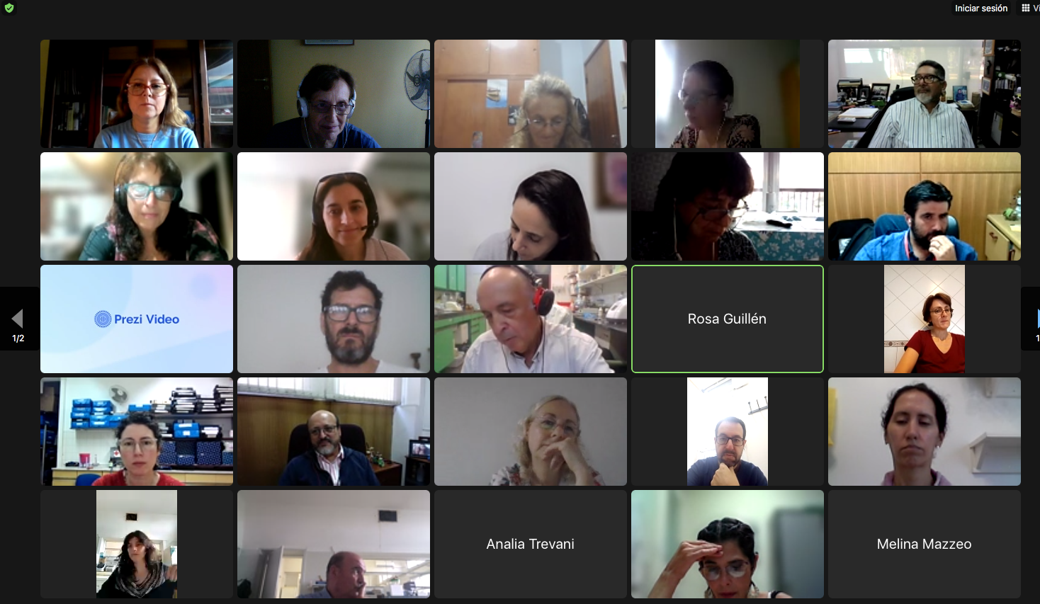 Reuniones mensuales virtuales 